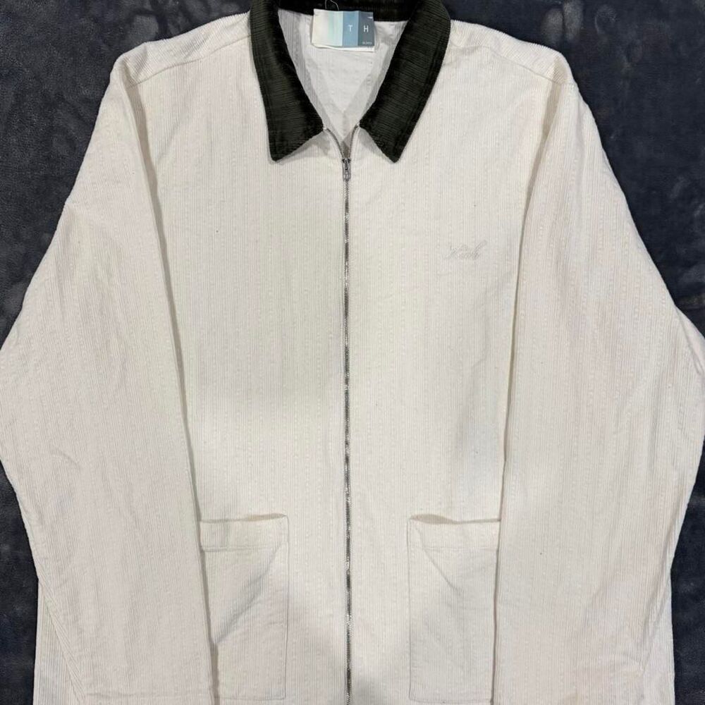 Kith Men's White and Cream Shirt